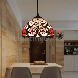 16 Inch European Stained Glass Pendant Light