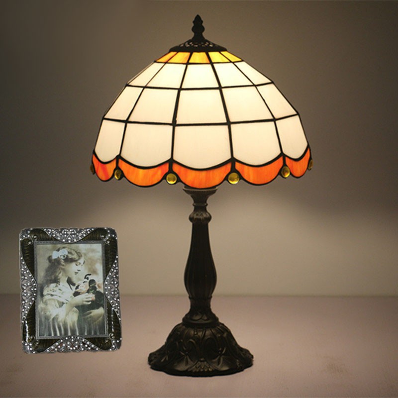 12 Inch European Stained Glass Table Lamp - LightingO Australia