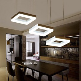 3 Light Aluminum Alloy Pendant Light with Acrylic Shade