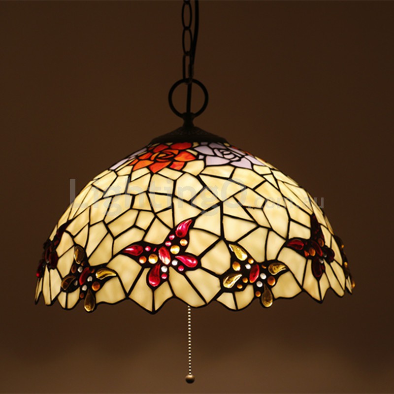 stained glass pendant light patterns