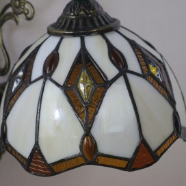 8 Inch European Stained Glass Wall Light