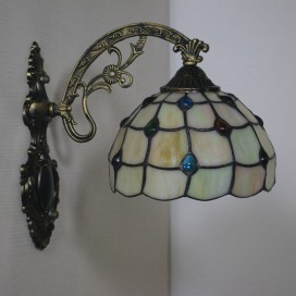 8 Inch EuropeanSimple Stained Glass Wall Light