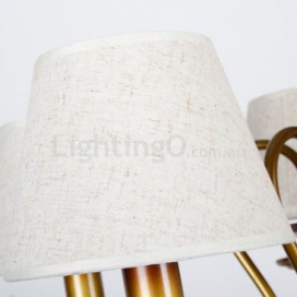 3 Light Modern Contemporary Rustic Retro Candle Style Chandelier