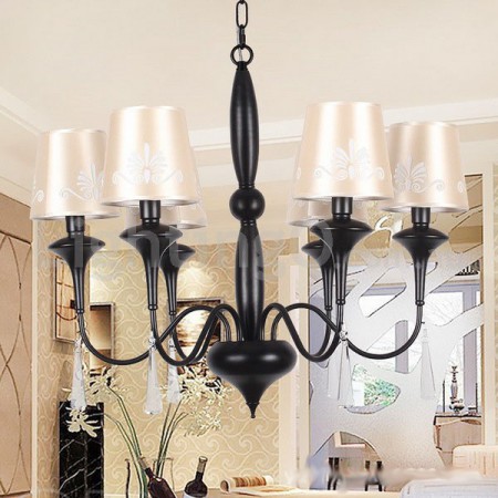 6 Light Mediterranean Style Candle Style Chandelier