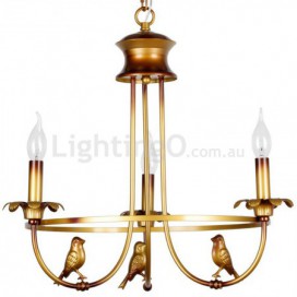 3 Light Retro Candle Style Chandelier