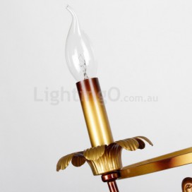 3 Light Retro Candle Style Chandelier