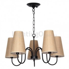 5 Light Retro Contemporary Candle Style Chandelier