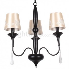 3 Light Mediterranean Style Candle Style Chandelier