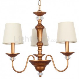 3 Light Retro Candle Style Chandelier