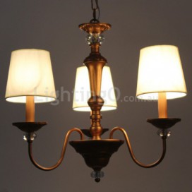 3 Light Retro Candle Style Chandelier