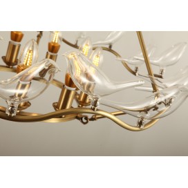 Fine Brass 9 Light Chandelier