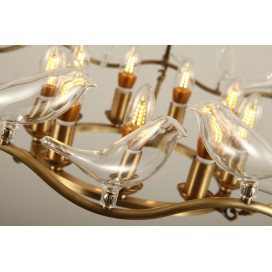 Fine Brass 9 Light Chandelier