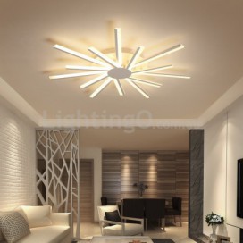 Modern Contemporary Aluminum Alloy Flush Mount Ceiling Light