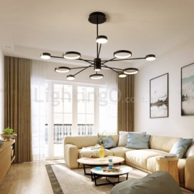 Modern Contemporary Stainless Steel Chandelier