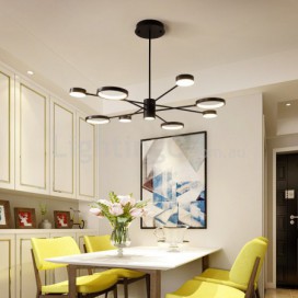 Modern Contemporary Stainless Steel Chandelier