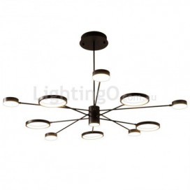 Modern Contemporary Stainless Steel Chandelier