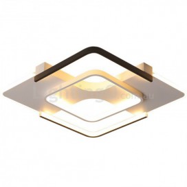 Modern Contemporary Square Aluminum Alloy Flush Mount Ceiling Light