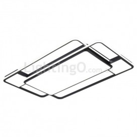 Modern Contemporary Rectangle Aluminum Alloy Flush Mount Ceiling Light