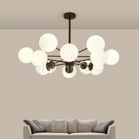 Modern Contemporary Magic Bean Stainless Steel Chandelier