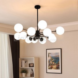 Modern Contemporary Magic Bean Stainless Steel Chandelier