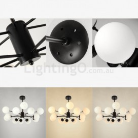 Modern Contemporary Magic Bean Stainless Steel Chandelier