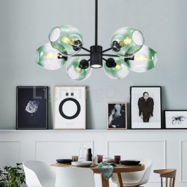 Modern Contemporary Magic Bean Glass Chandelier