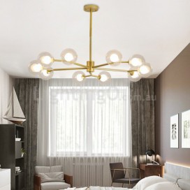 Modern Contemporary Magic Bean Glass Chandelier