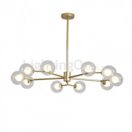 Modern Contemporary Magic Bean Glass Chandelier