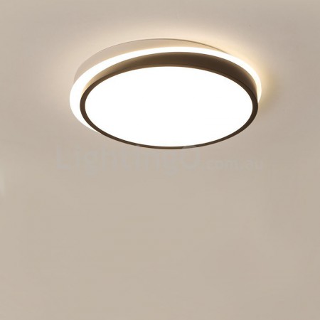 Modern Contemporary Stainless Steel Flush Mount Ceiling Light ...