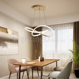 Modern Contemporary Stainless Steel Chandelier