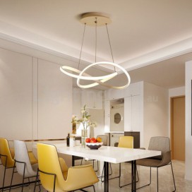 Modern Contemporary Stainless Steel Chandelier