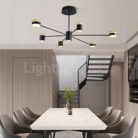 Modern Contemporary Stainless Steel Chandelier