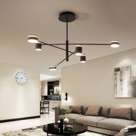 Modern Contemporary Stainless Steel Chandelier