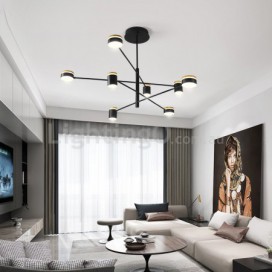 Modern Contemporary Stainless Steel Chandelier