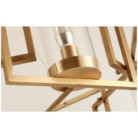 Fine Brass 8 Light Chandelier