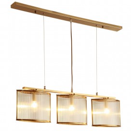 Fine Brass 3 Light Chandelier