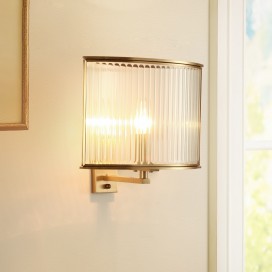 Fine Brass 1 Light Wall Sconce