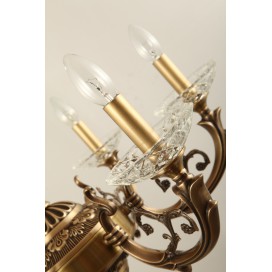 Candle Fine Brass Crystal Chandelier