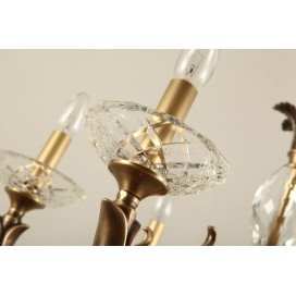 Candle Fine Brass Crystal Chandelier