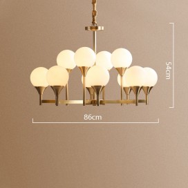 Fine Brass 12 Light Chandelier