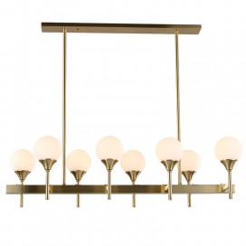 Fine Brass 8 Light Chandelier