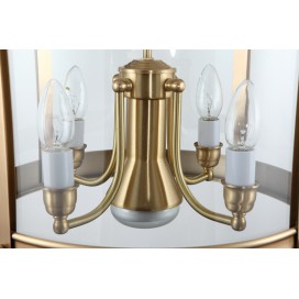 Fine Brass 5 Light Chandelier