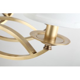 Fine Brass 8 Light Chandelier