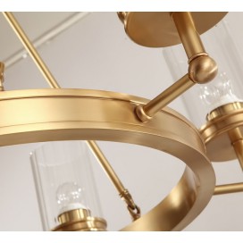 Fine Brass 4 Light Chandelier