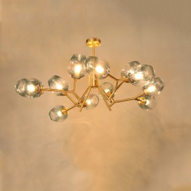 Fine Brass 12 Light Chandelier