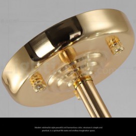 Modern/ Contemporary Two Tiers 16 Light Golden Chandelier