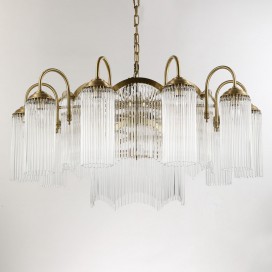 Fine Brass 18 Light Chandelier