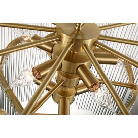 Fine Brass 18 Light Chandelier