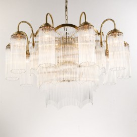 Fine Brass 22 Light Chandelier