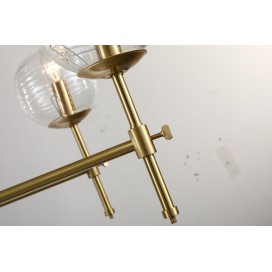 Fine Brass 12 (8+4) Light Two Tiers Chandelier